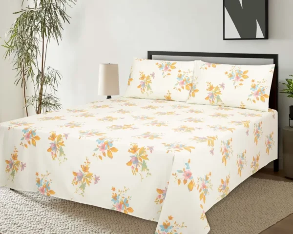 ROSEMARIE OFF-WHITE  BED SHEET | H-BD-24-902B