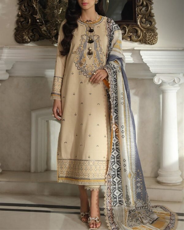 MARIGOLD 3PC EMBROIDERED | TK-24-3100
